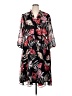 Maison Tara 100% Poly Floral Black Casual Dress Size 14 (estimated) - photo 1
