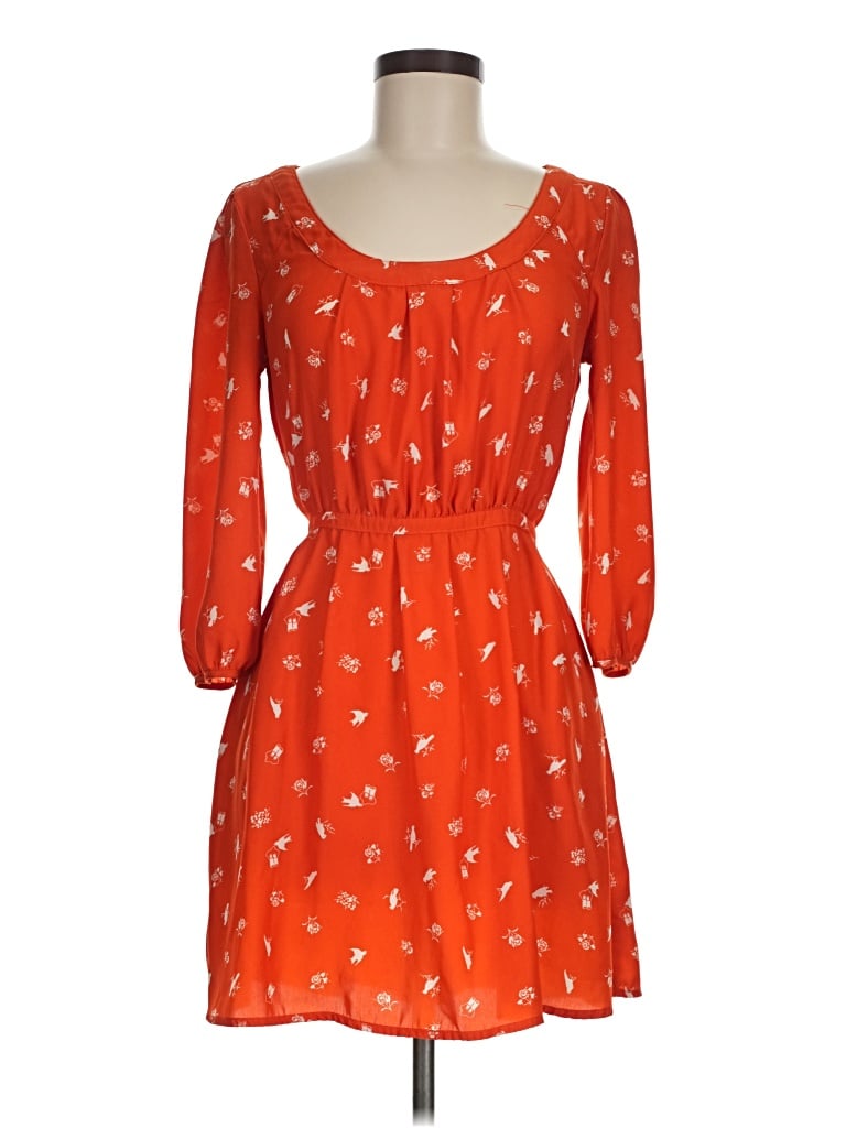 Pre-owned Cooperative Casual Dress In Orange