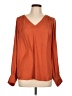 Maison d' Amelie 100% Polyester Orange Long Sleeve Blouse Size L - photo 1
