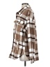 Assorted Brands 100% Polyester Plaid Brown Tan Coat Size M - photo 5