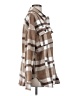 Assorted Brands 100% Polyester Plaid Brown Tan Coat Size M - photo 4