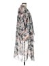 Lularoe 100% Polyester Gray Kimono Size L - photo 4
