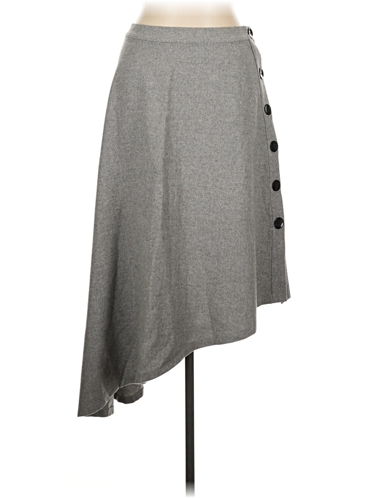 Pre-owned Zara Casual Skirt In Gray