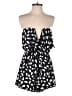 Lulus 100% Polyester Polka Dots Black Romper Size M - photo 1