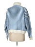 Assorted Brands 100% Acrylic Stripes Blue Pullover Sweater Size L - photo 2