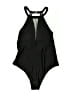 Cupshe Solid Black One Piece Swimsuit Size 0X - photo 2