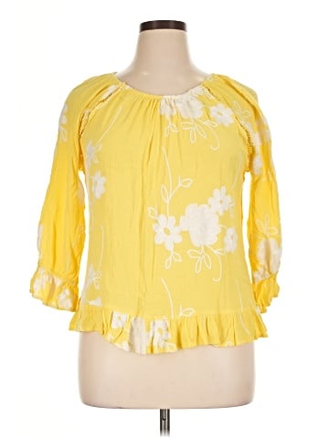 Liv Los Angeles 3/4 Sleeve Blouse (view 1)