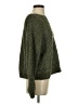 Express 100% Polyester Tweed Green Pullover Sweater Size S - photo 4