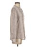Violet & Claire 100% Polyester Silver Long Sleeve Blouse Size S - photo 4
