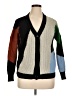 Unbranded Color Block Black Cardigan Size XL - photo 1