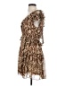 Moon River 100% Polyester Paisley Brown Casual Dress Size S - photo 5