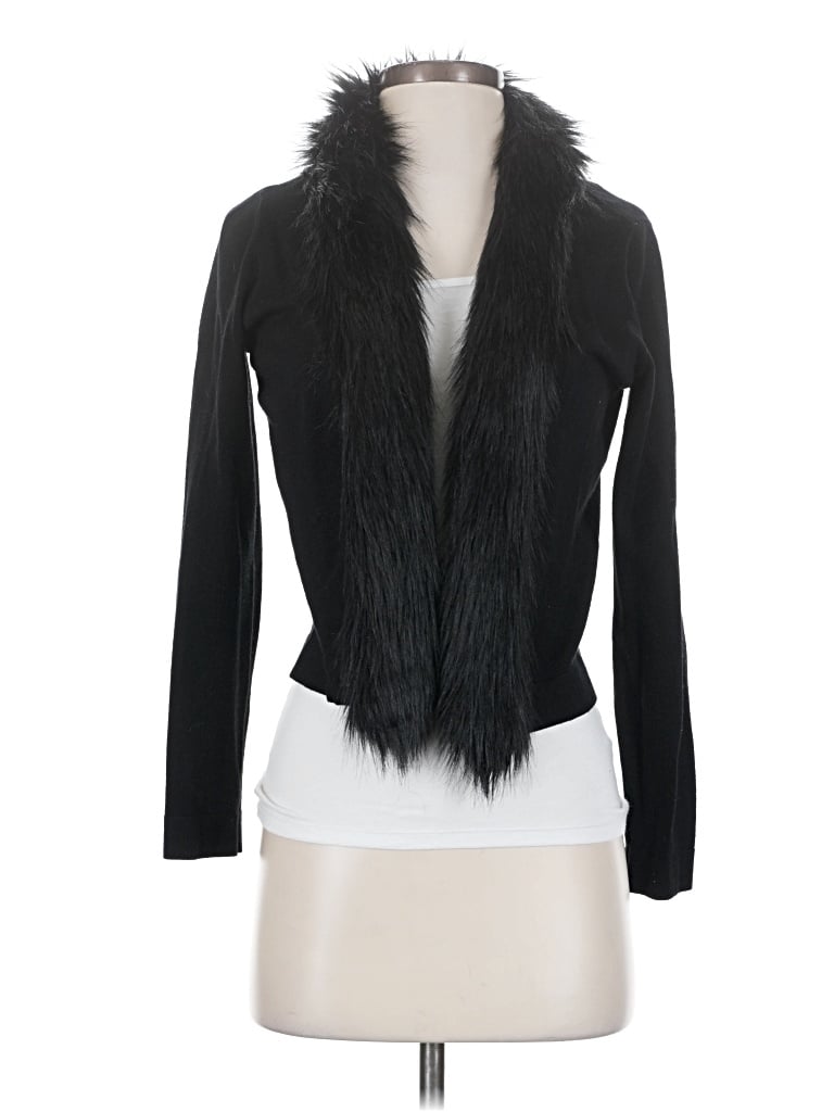 Pre-owned Alfani Cardigan Sweater In Black