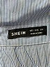 Shein Color Block Blue Long Sleeve Blouse Size 4 - photo 7