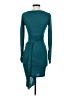 BCBGMAXAZRIA Solid Teal Cocktail Dress Size XS - photo 2