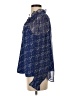 Ann Taylor LOFT 100% Polyester Blue Long Sleeve Blouse Size S - photo 5