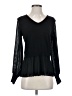 Sioni Black Long Sleeve Blouse Size S - photo 1