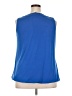 Alfani Blue Sleeveless Blouse Size 2X - photo 2