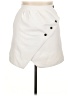 Sandro 100% Polyester Solid White Casual Skirt Size XL (4) - photo 1