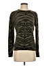 Whisper by Brodie Animal Print Green Pullover Sweater Size S - photo 1
