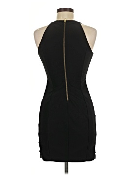honey and rosie black dress Slinky Jersey Rose Detail Cut Out Mini Dress in Black - 6 main image 0