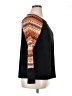 Shein Black 3/4 Sleeve Top Size XL - photo 4