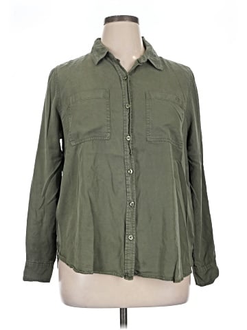 CALVIN KLEIN JEANS Long Sleeve Button-Down Shirt (view 1)