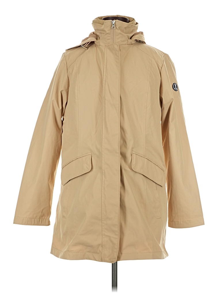 Pre-owned Lands' End Raincoat In Brown