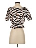 J.Crew 100% Cotton Brown Short Sleeve Blouse Size XS - photo 2