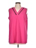 Calvin Klein Pink Sleeveless Blouse Size L - photo 1