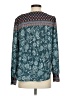 Ann Taylor LOFT 100% Polyester Teal Long Sleeve Blouse Size XS - photo 2