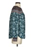 Ann Taylor LOFT 100% Polyester Teal Long Sleeve Blouse Size XS - photo 4