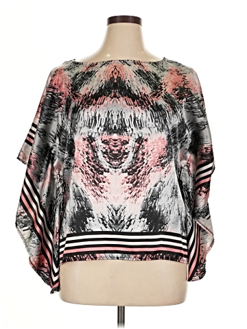 Dots 3/4 Sleeve Blouse (view 1)