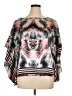 Dots Silver 3/4 Sleeve Blouse Size XL - photo 1