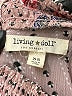 Living Doll 100% Polyester Paisley Pink Long Sleeve Blouse Size XS - photo 7