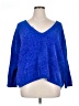 Express 100% Polyester Blue Pullover Sweater Size XL - photo 1