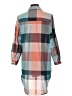 Unbranded Color Block Teal Blue 3/4 Sleeve Blouse Size L - photo 2