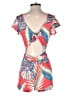 Shein Tropical Red Cocktail Dress Size 4 - photo 2