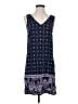 Gap 100% Rayon Paisley Blue Casual Dress Size XS - photo 1