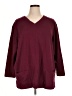 Bobbie Brooks Burgundy Pullover Sweater Size XL (estimated) - photo 1