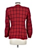 Le Suit 100% Rayon Plaid Red Blazer Size 6 - photo 2