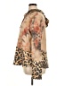 E. Luna Animal Print Tan Pullover Hoodie Size 1X - photo 5