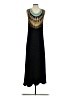 Unbranded Solid Black Casual Dress Size S - photo 2