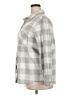 Member's Mark Checkered-gingham Gray Long Sleeve Blouse Size XXL - photo 5