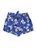 Charlotte Russe 100% Rayon Floral Blue Shorts Size XS - photo 1