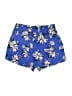 Charlotte Russe 100% Rayon Floral Blue Shorts Size XS - photo 2
