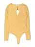 Ladaire 100% Nylon Yellow Bodysuit Size XS - photo 1