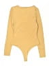 Ladaire 100% Nylon Yellow Bodysuit Size XS - photo 2