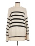 Divided by H&M 100% Acrylic Stripes Ivory Pullover Sweater Size M - photo 1