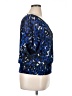 Thalia Sodi 100% Polyester Blue Short Sleeve Blouse Size L - photo 4