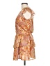 Olivaceous 100% Polyester Paisley Orange Cocktail Dress Size L - photo 5